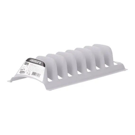 თავსახურების სადგამი Ardesto Lid organizer 29.5х13.5х6.5cm, plastic, grey - Primestore.ge