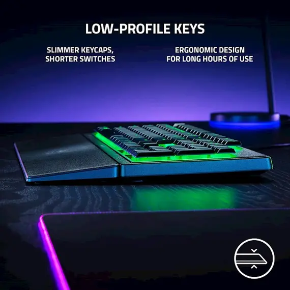 Razer Keyboard Ornata V3 X RGB 104key USB EN, black, 2 image