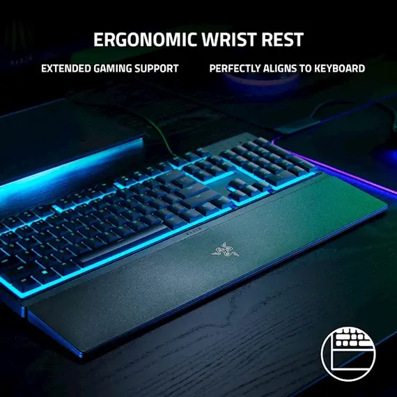 Razer Keyboard Ornata V3 X RGB 104key USB EN, black, 3 image