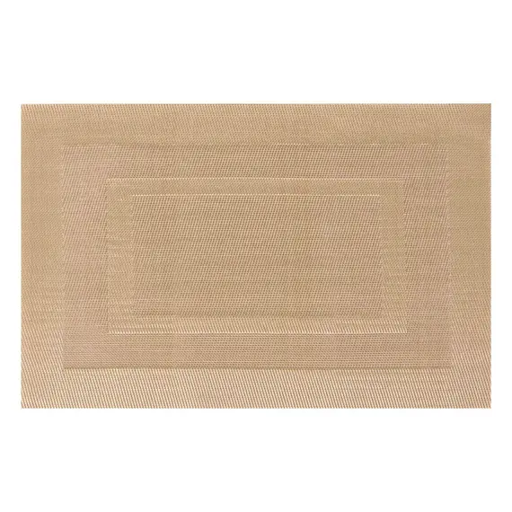 მაგიდის ხალიჩა Ardesto Serving mat, 30х45cm, PVC, rectangular, beige  - Primestore.ge