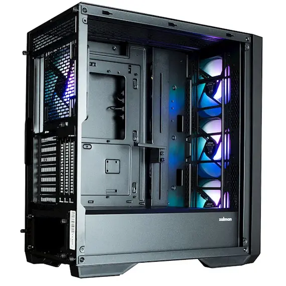 ქეისი Zalman PC case Z9 Iceberg MS without PSU, 2xUSB3.0, 2xUSB2.0, 1xUSB 3.1 Gen2 Type-C, 4x140mm ARGB, VGA 390mm, LCS ready, TG Side Panel, EATX, black - Primestore.ge