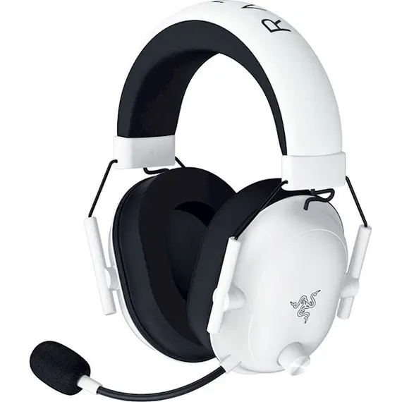 ყურსასმენი Razer Headset BlackShark V2 HyperSpeed, USB/BT/WL, white - Primestore.ge