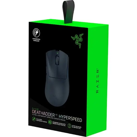 მაუსი Razer Mouse DeathAdder V3 HyperSpeed, WL, black , 4 image - Primestore.ge