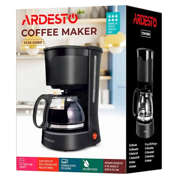ყავის აპარატი Ardesto Coffeemaker YCM-D060 , 6 image - Primestore.ge