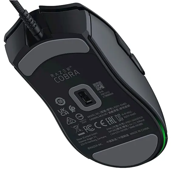მაუსი Razer Mouse Cobra, RGB, USB-A, black , 3 image - Primestore.ge