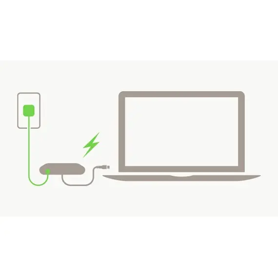 USB-C ადაპტერი Belkin Adapter USB-C - Ethernet 60W PD Black , 4 image - Primestore.ge