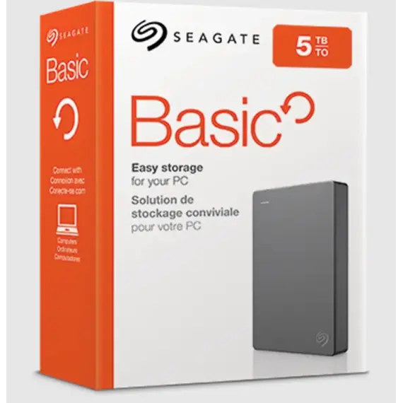 გარე მყარი დისკი Seagate Basic SESTJL5000400 - Harddisk - 5 TB , 3 image - Primestore.ge