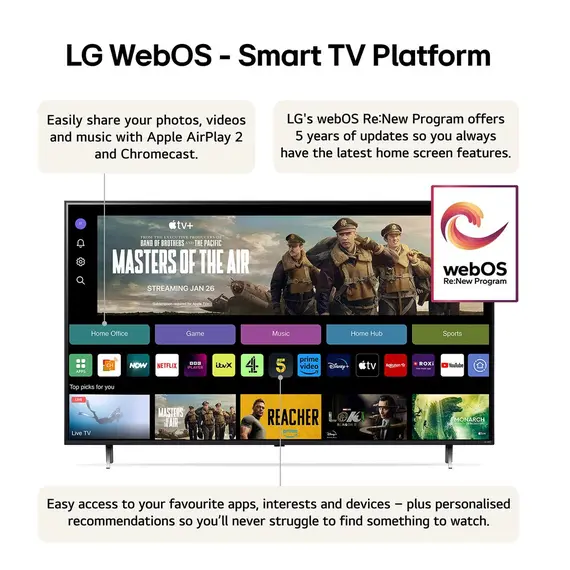 ტელევიზორი LG 75QNED80T6A.AMCN (2024) , 7 image - Primestore.ge