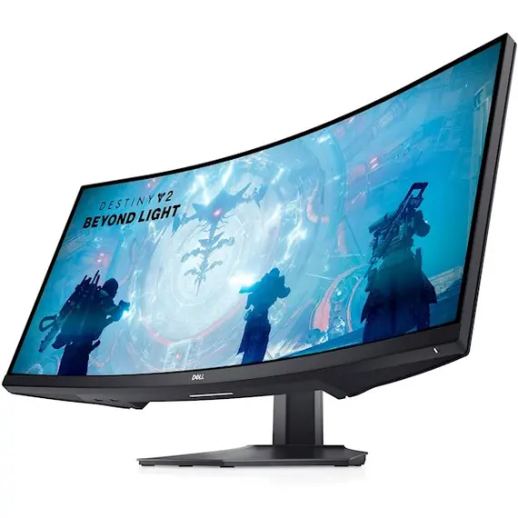 მონიტორი DELL Monitor 34" S3422DWG 2xHDMI, DP, USB, Audio, VA, 3440x1440, 21:9, 144Hz, 1ms, CURVED, FreeSync, HDR400 , 2 image - Primestore.ge