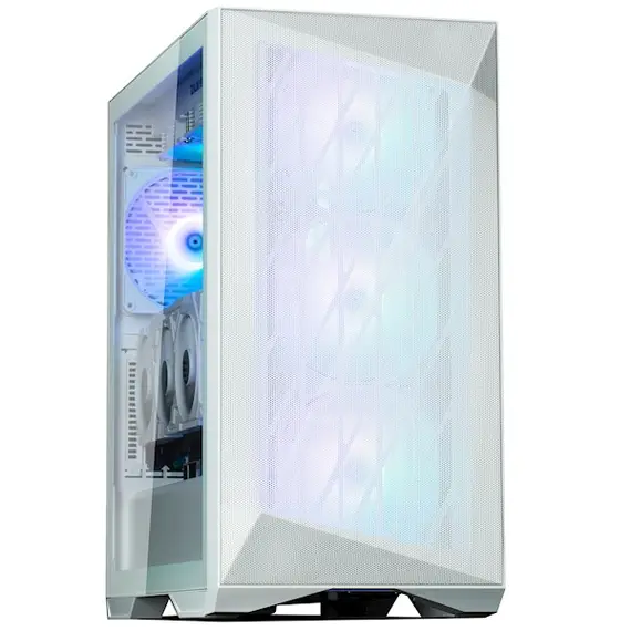 ქეისი Zalman PC case Z9 Iceberg MS without PSU, 2xUSB3.0, 2xUSB2.0, 1xUSB 3.1 Gen2 Type-C, 4x140mm ARGB, VGA 390mm, LCS ready, TG Side Panel, EATX, white , 5 image - Primestore.ge