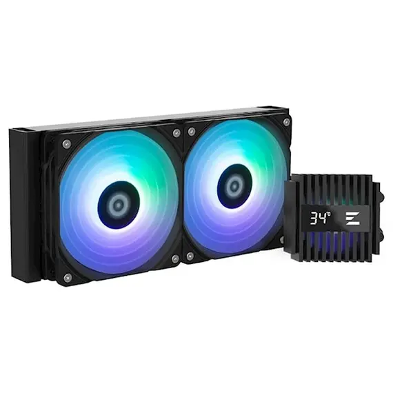 Zalman LCS Alpha 2 A24 ARGB, LGA1700, 1200, 115x, AM5, AM4, TDP 320W, black, 2 image