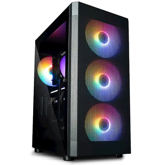 ქეისი Zalman PC case I4 TG without PSU, 2xUSB3.0, 1xUSB2.0, 4x140mm RGB, VGA 320mm, LCS ready, TG Side Panel, ATX, black  - Primestore.ge