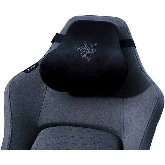 სათამაშო სავარძელი Razer chair Iskur V2 fabric, 4D-Armrests, dark grey , 2 image - Primestore.ge