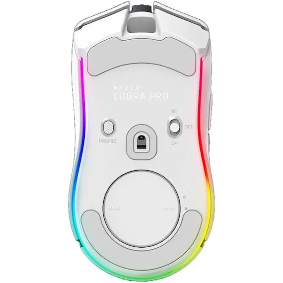 მაუსი Razer Mouse Cobra Pro, RGB, USB-A/WL/BT, white - Primestore.ge