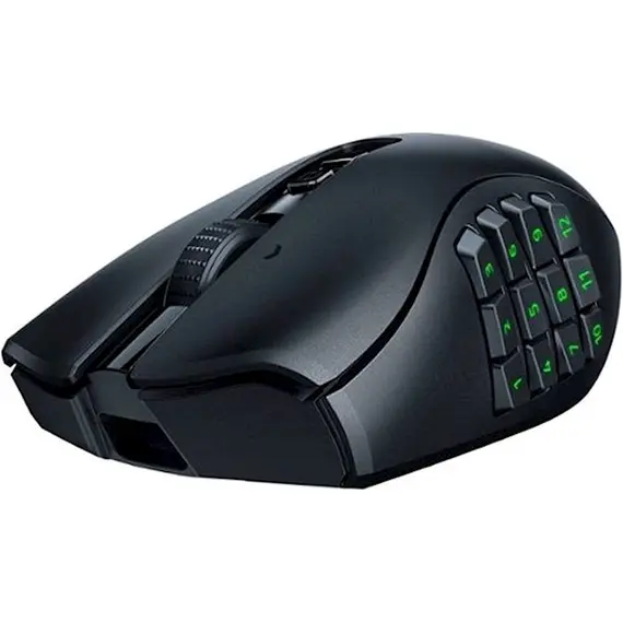 მაუსი Razer Mouse Naga V2 Pro, USB-A/WL/BT, black , 2 image - Primestore.ge