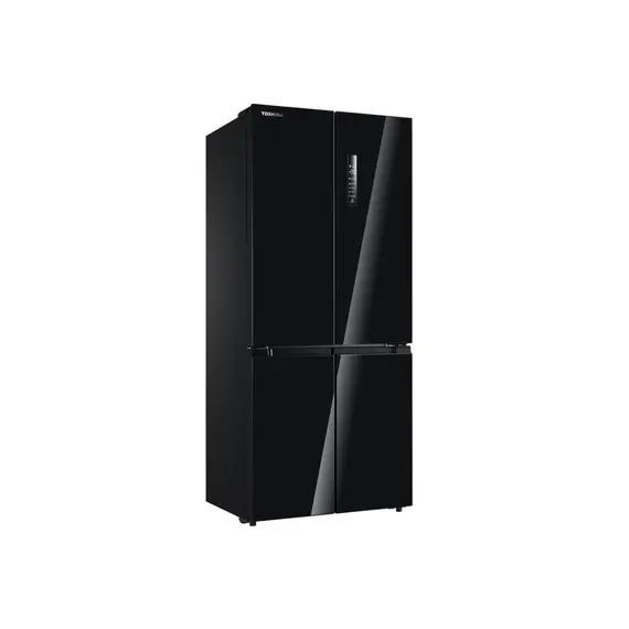 მაცივარი TOSHIBA GR-RF610WE-PGS(22)-F-Door, 190x84x65, 470 Litres, INVERTER, BIG Display, BLACK GLASS , 2 image - Primestore.ge