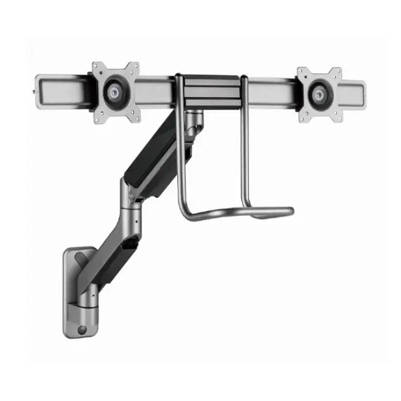 მონიტორის საკიდი Gembird MA-WA2-02 Adjustable wall 2-display mounting arm 17”-32”  - Primestore.ge