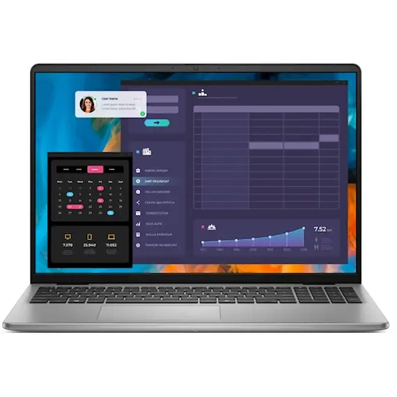ნოუთბუქი DELL Vostro 5640 16" FHD+ AG, Intel 5 120U, 16GB, F1024GB, UMA, Lin, gray  - Primestore.ge