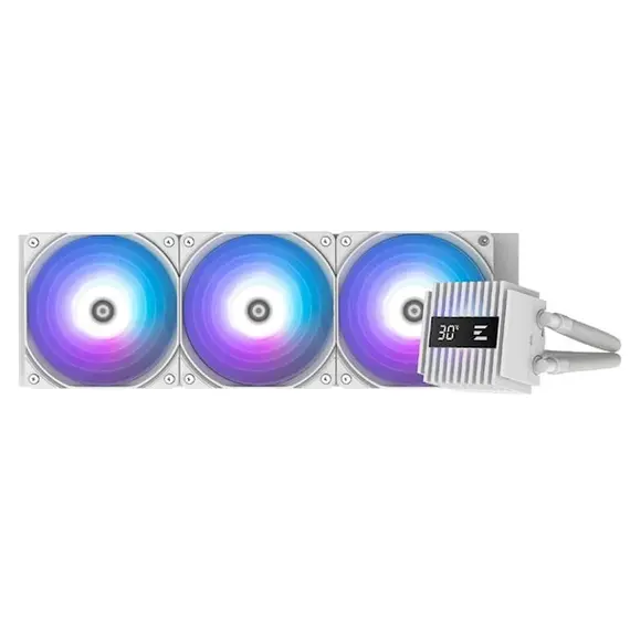 ქულერი Zalman LCS Alpha 2 A36 ARGB, LGA1700, 1200, 115x, AM5, AM4, TDP 360W, white - Primestore.ge