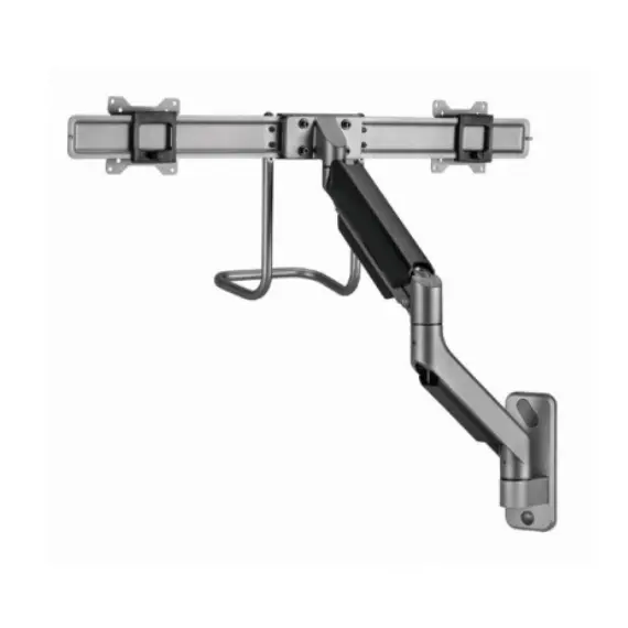 მონიტორის საკიდი Gembird MA-WA2-02 Adjustable wall 2-display mounting arm 17”-32” , 2 image - Primestore.ge