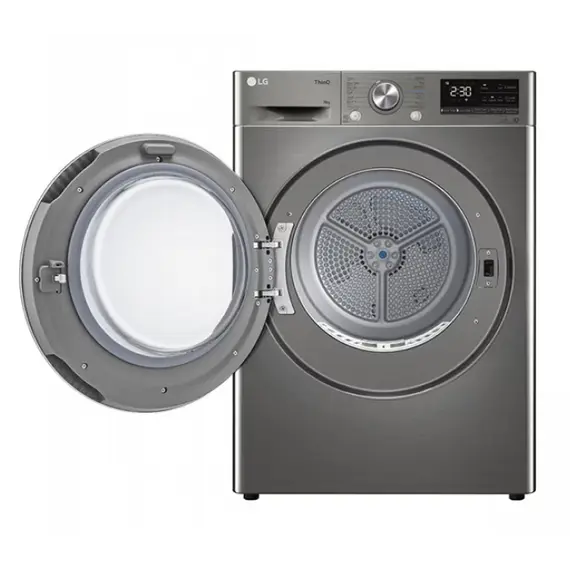 Dryer/ საშრობი LG RH90V5PVTN.BPTPMEA - 9 KG, Dual Inverter, Heat Pump Dryer ThinQ, Remote Control,WHITE, 2 image