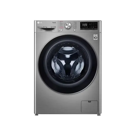 სარეცხი მანქანა LG F2V5GG2S.ASSPCOM- 8.5/5 KG, 1400 RPM, 85X47.5X60, INVERTER,EcoHybrid, ARTIFICIAL INT, Dark Silver  - Primestore.ge