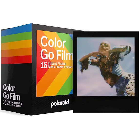 ფოტოფირი POLAROID GO FILM DOUBLE PACK BLACK FRAME EDITION (16 PCS)  - Primestore.ge