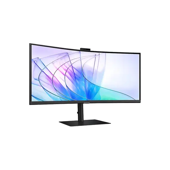 მონიტორი Samsung ViewFinity S6 LS34C650VAIXCI 34" WQHD 3440x1440 VA 5ms 100Hz 5 MP camera, Speakers Black , 3 image - Primestore.ge