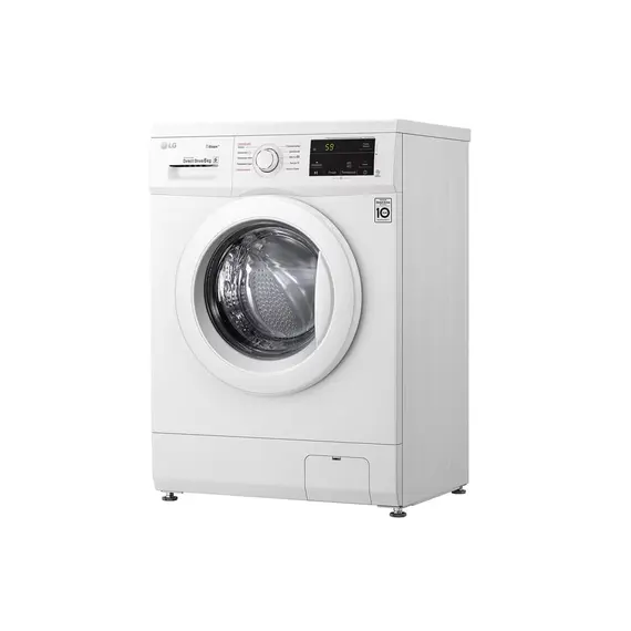 სარეცხი მანქანა LG F2J3NYL3W.ABWPMER - 6KG, 1200 RPM, 85X44X60,INVERTER, 6Motion,Steam,White , 4 image - Primestore.ge