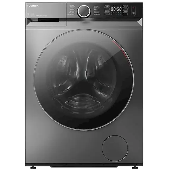 სარეცხი მანქანა TOSHIBA TW-BK100G4UZ(SK) -  9 KG, 1400 RPM, INVERTER, BIG Display, BLACK  - Primestore.ge