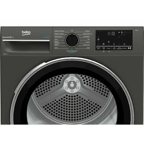 სარეცხის საშრობი მანქანა Beko B3T43239 b300, 9Kg, A++, Gray , 4 image - Primestore.ge