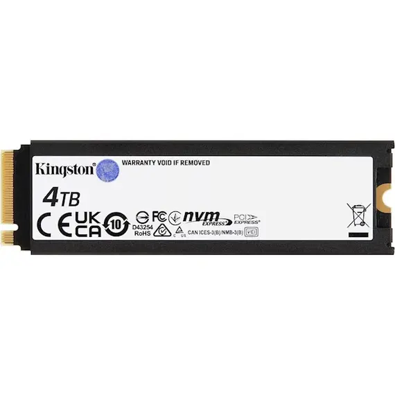 მყარი დისკი Kingston FURY Renegade 4TB PCIe Gen 4.0 NVMe M.2 Internal Gaming SSD with heatsink  SFYRDK/4000G  - Primestore.ge