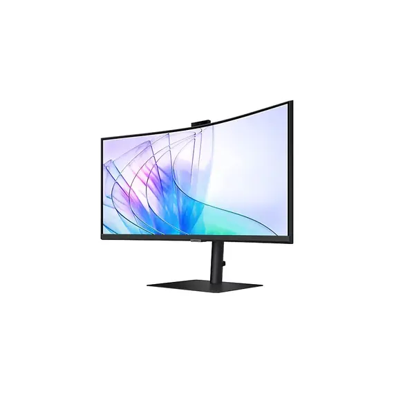 მონიტორი Samsung ViewFinity S6 LS34C650VAIXCI 34" WQHD 3440x1440 VA 5ms 100Hz 5 MP camera, Speakers Black , 2 image - Primestore.ge