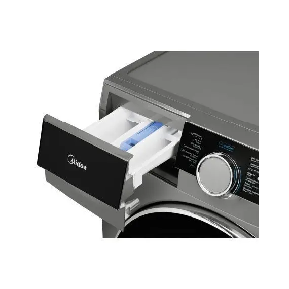 სარეცხი მანქანა Midea MFK03W70B/S, 7Kg, A+++, 1200rpm, 76Dba, Washing Machine, Silver , 4 image - Primestore.ge