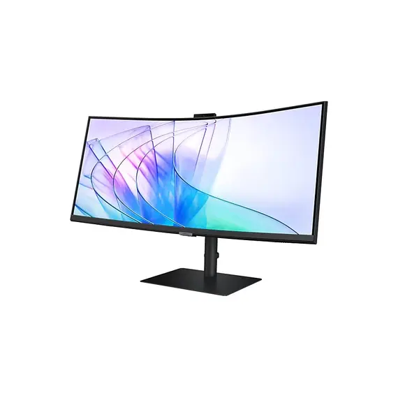 მონიტორი Samsung ViewFinity S6 LS34C650VAIXCI 34" WQHD 3440x1440 VA 5ms 100Hz 5 MP camera, Speakers Black , 4 image - Primestore.ge