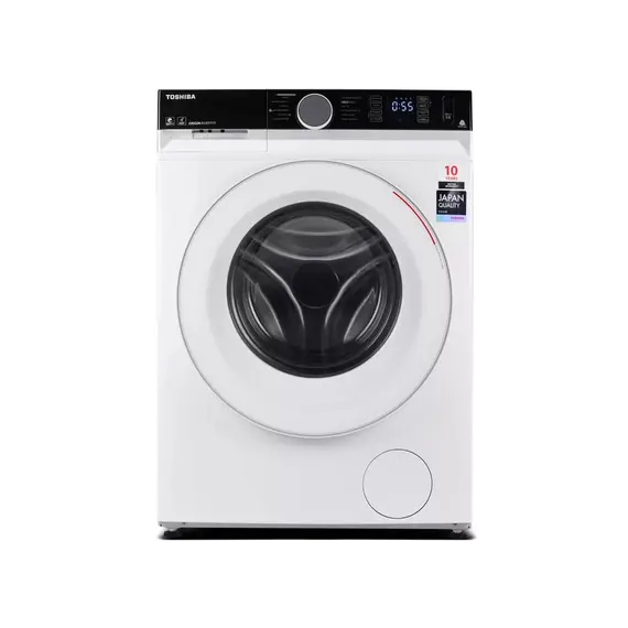 სარეცხი მანქანა TOSHIBA TW-BK90G4UZ(WK) -8 KG,1400 RPM, INVERTER,STEAM, BIG Display,White  - Primestore.ge