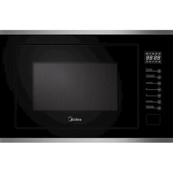 ჩასაშენებელი მიკროტალღური ღუმელი Midea MI 9250 BX, 1450W, 25L, Microwave Oven, Built-In, Black  - Primestore.ge