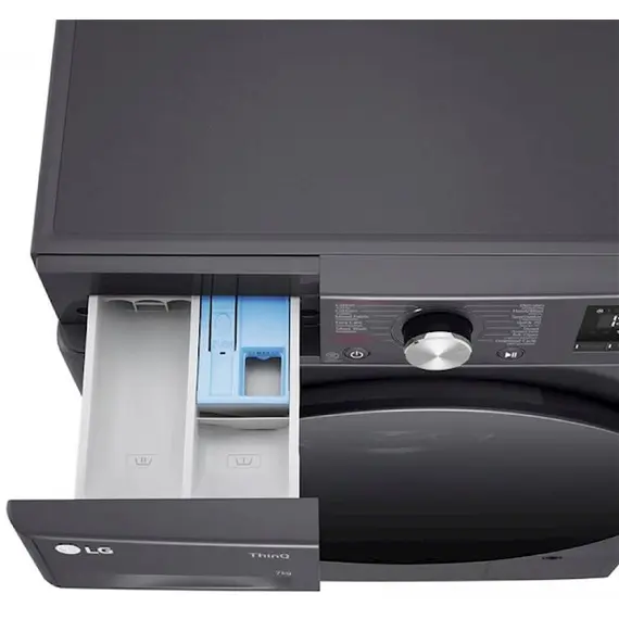 სარეცხი მანქანა LG F2V5HYLYJ.AMBPMER-7 KG ,1200 RPM, 85X45X60 , INVERTER,ARTIFICIAL INTELIGENCE, 6Motion,STEAM, Silver , 4 image - Primestore.ge