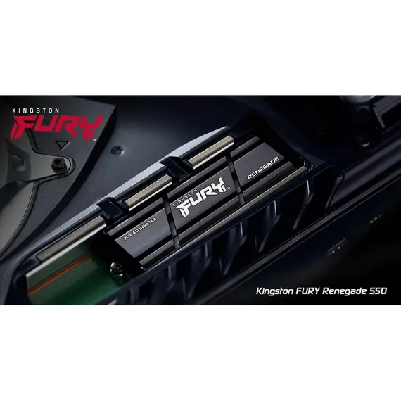 მყარი დისკი Kingston Fury Renegade 2TB PCIe Gen 4.0 NVMe M.2 Internal Gaming SSD with Heat Sink  SFYRDK/2000G , 4 image - Primestore.ge