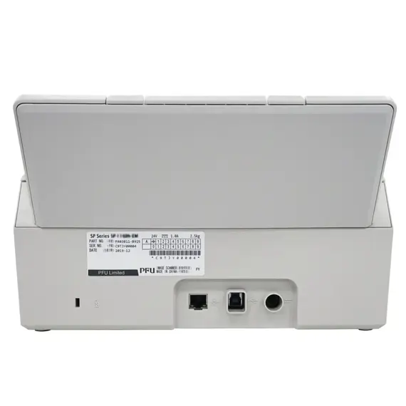 სკანერი Fujitsu Sheetfed Document Scanner SP-1125N /25 ppm/50 ipm/ 600 dpi / ADF 50 sheets/ USB 3.2 GB Ethernet RJ45 4000 Sheet/Day , 3 image - Primestore.ge