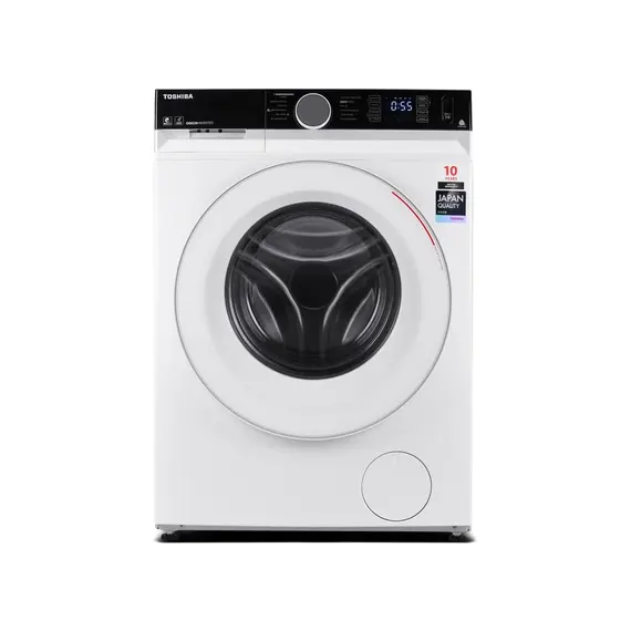 სარეცხი მანქანა TOSHIBA TW-BK100G4UZ(WK) -  9 KG, 1400 RPM, INVERTER, BIG Display, WHITE  - Primestore.ge