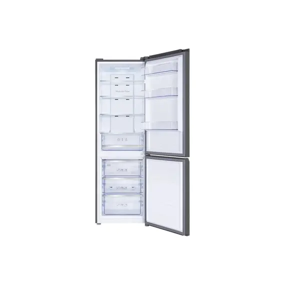 მაცივარი TCL P315BFG -Bottom Freezer 59.5x186x63, 306 Litres, NoFrost,Display, Silver , 2 image - Primestore.ge