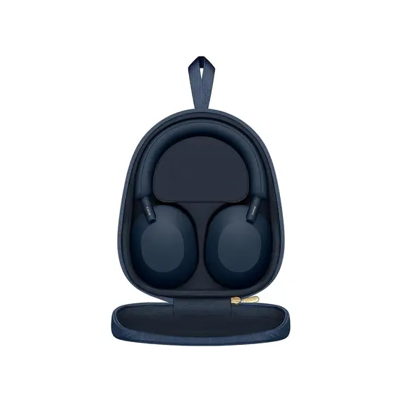 ყურსასმენი Sony WH1000XM5 WIRELESS NOISE CANCELLING HEADPHONES Midnight Blue (WH1000XM5/LME) , 4 image - Primestore.ge