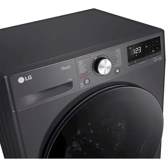 სარეცხი მანქანა LG F2V5HYLYJ.AMBPMER-7 KG ,1200 RPM, 85X45X60 , INVERTER,ARTIFICIAL INTELIGENCE, 6Motion,STEAM, Silver , 2 image - Primestore.ge