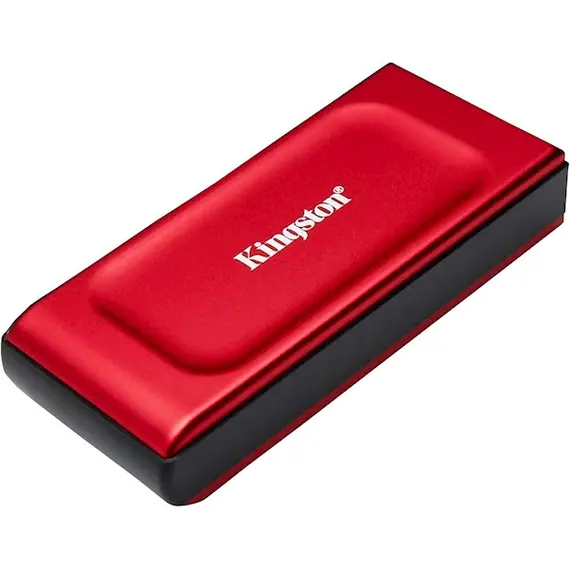 გარე მყარი დისკი Kingston SXS1000R/2000G, 2TB, External SSD, USB 3.2, Red - Primestore.ge
