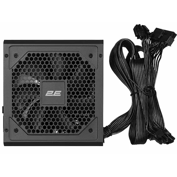 კვების ბლოკი 2E 2E-SP650BRSM-120 Solid, 650W, 80 Plus, Power Supply, Black , 3 image - Primestore.ge