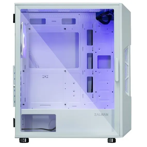 ქეისი Zalman I3NEOARGBWHITE, Computer Case, MidT, ATX, micro-ATX, mini-ATX, USB 2.0, USB 3.0x2, White , 2 image - Primestore.ge