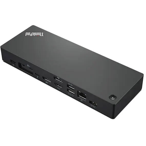 ჰაბი Lenovo 40B00135EU ThinkPad, USB-C, Thunderbolt 4, RJ45, 3.5mm, HDMI, DisplayPort, USB, Universal Thunderbolt 4 Dock, Black , 2 image - Primestore.ge
