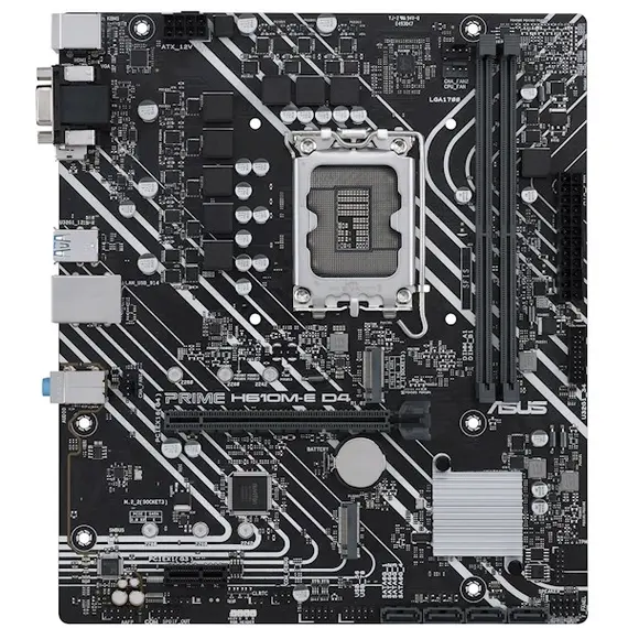 დედა დაფა Asus PRIME_H610M-E_D4-CSM, LGA 1700, DDR4, 64GB  - Primestore.ge