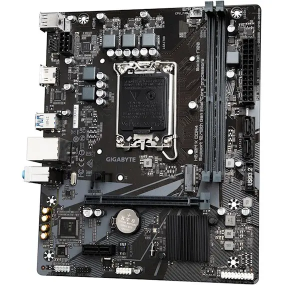 დედა დაფა Gigabyte H610M_K_DDR4, LGA 1700, DDR4, 64GB , 3 image - Primestore.ge
